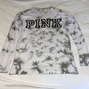 Tie-dye pink long sleeve